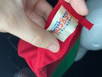 Vintage Cintas Racing Hat Red Rope Snapback Checkered Flag Leather Strap USA