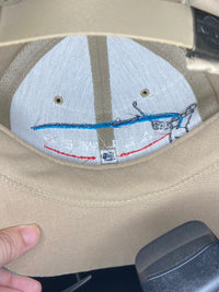 Vintage Ballweg Sauk Prairie Country Club Golf Hat Embroidered Strapback Tan