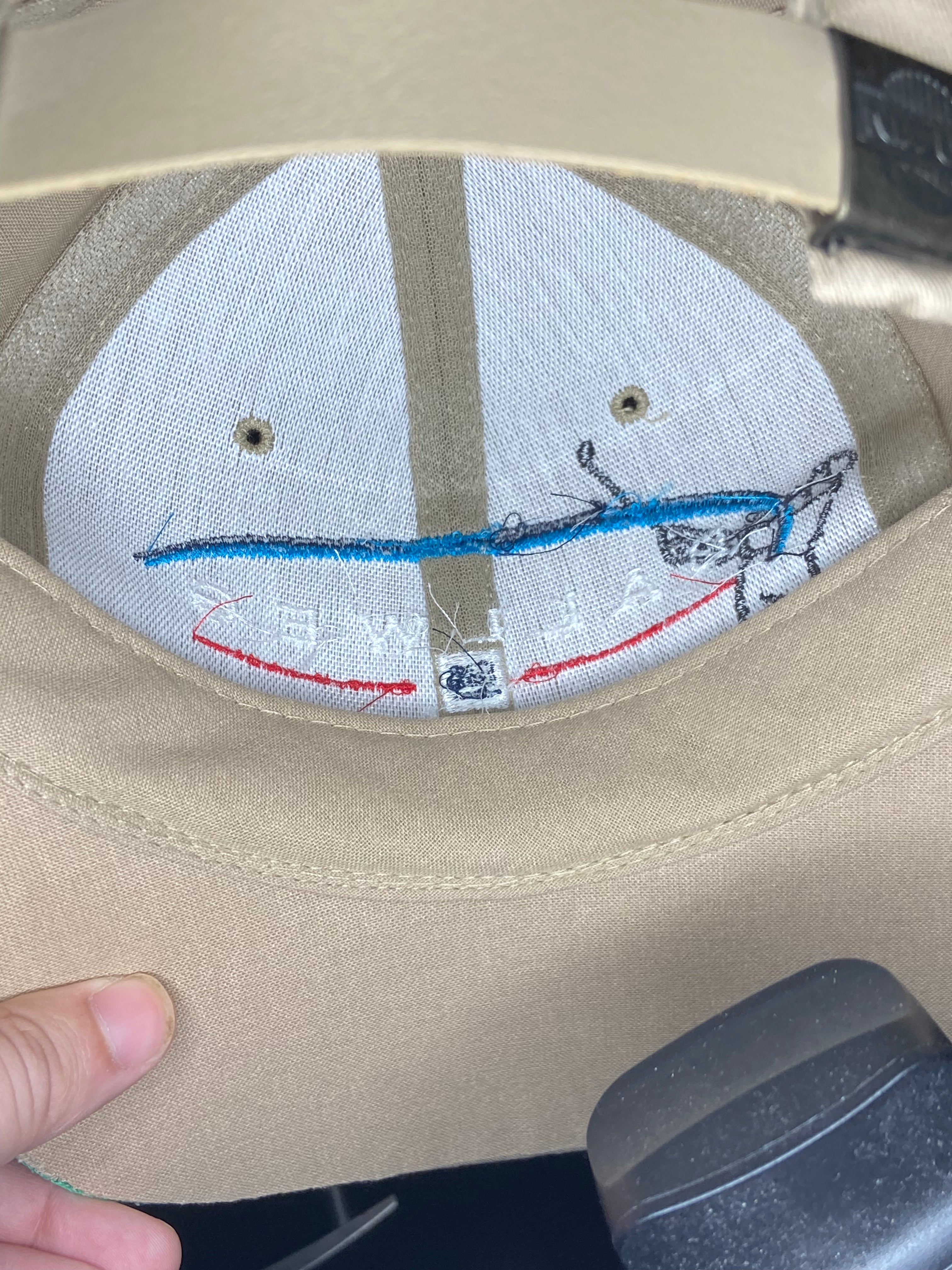 Vintage Ballweg Sauk Prairie Country Club Golf Hat Embroidered Strapback Tan