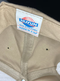 Vintage Ballweg Sauk Prairie Country Club Golf Hat Embroidered Strapback Tan