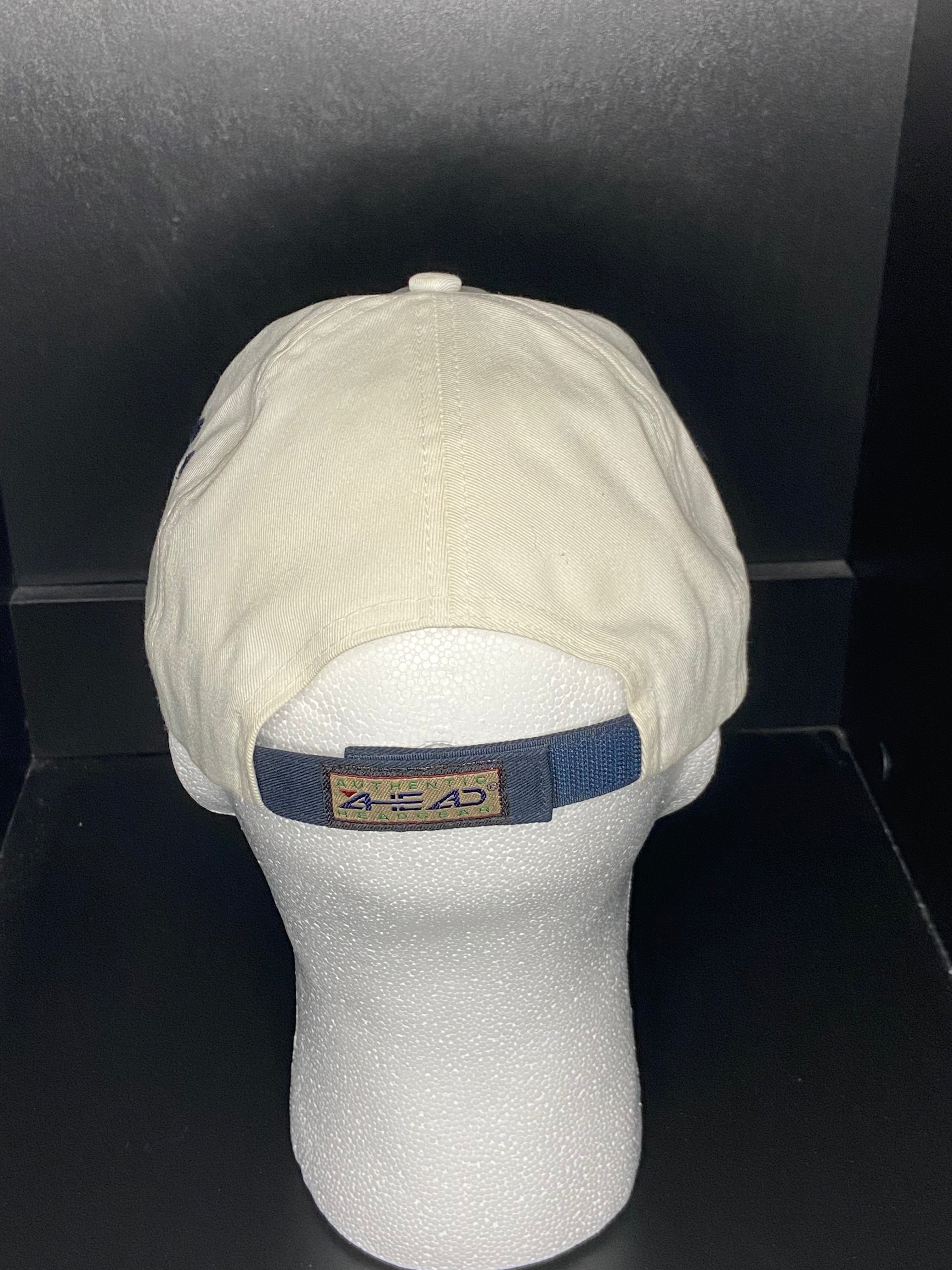 Share Vintage 90s PGA Tour Tradition Golf Hat White Velcrow Back Embroidered Cap