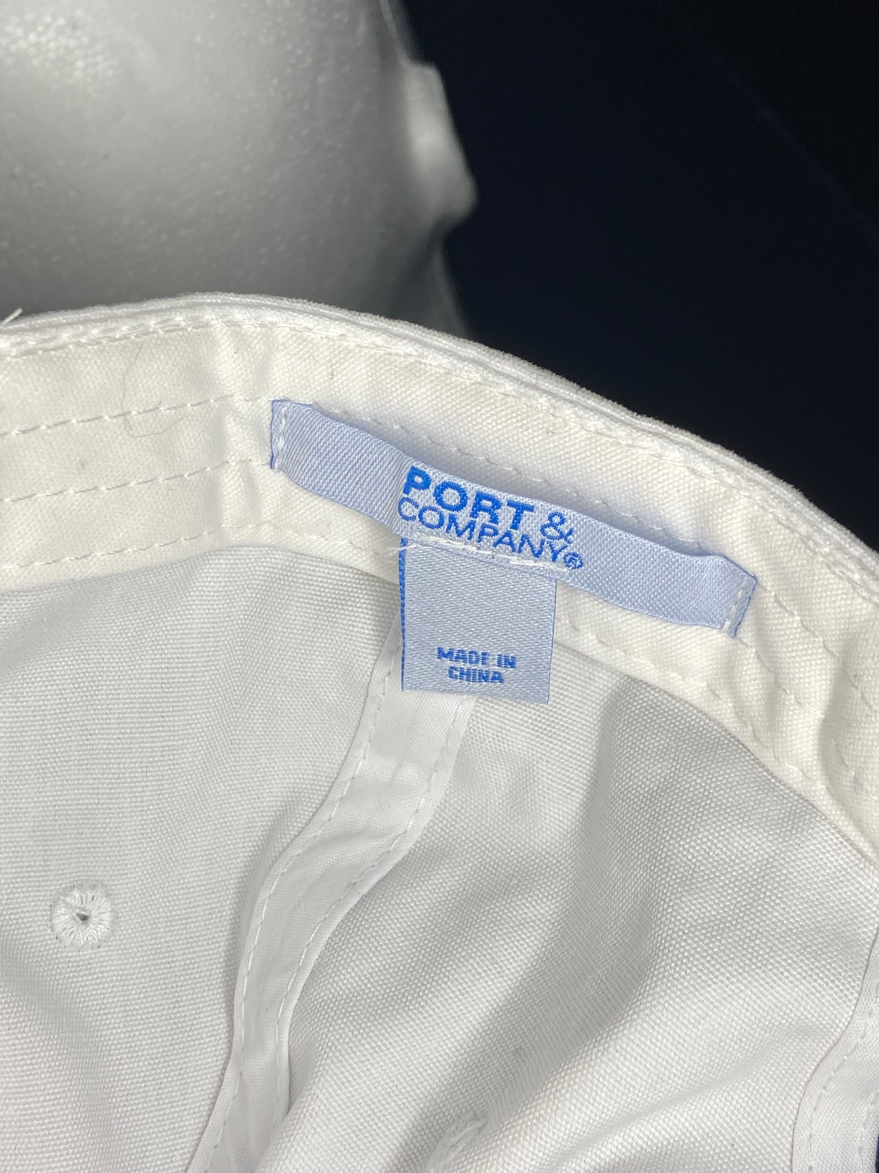 Vintage Edgeworth Country Club White Hat Velcrow Back 90s Strapback Embroidered