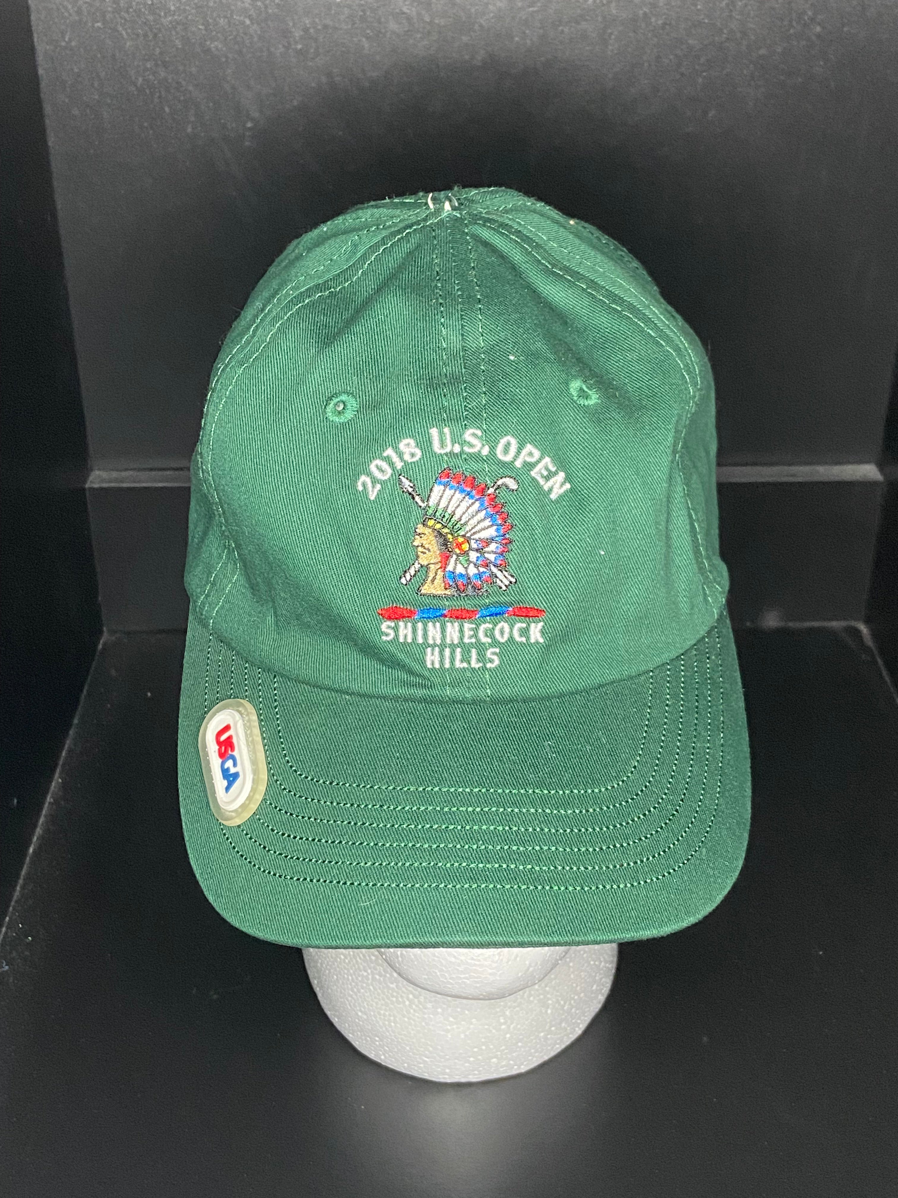 2018 US Open Shinnecock Hills USGA Member Green Strapback Adjustable Hat Cap