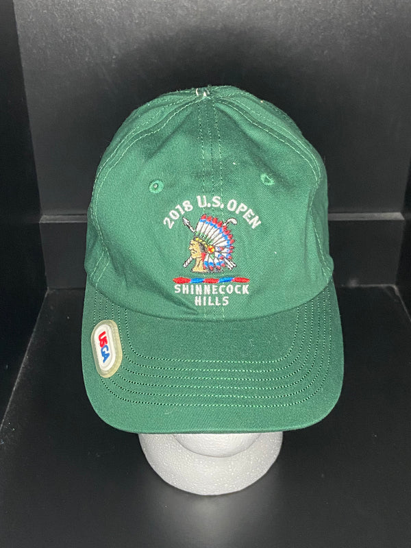 2018 US Open Shinnecock Hills USGA Member Green Strapback Adjustable Hat Cap