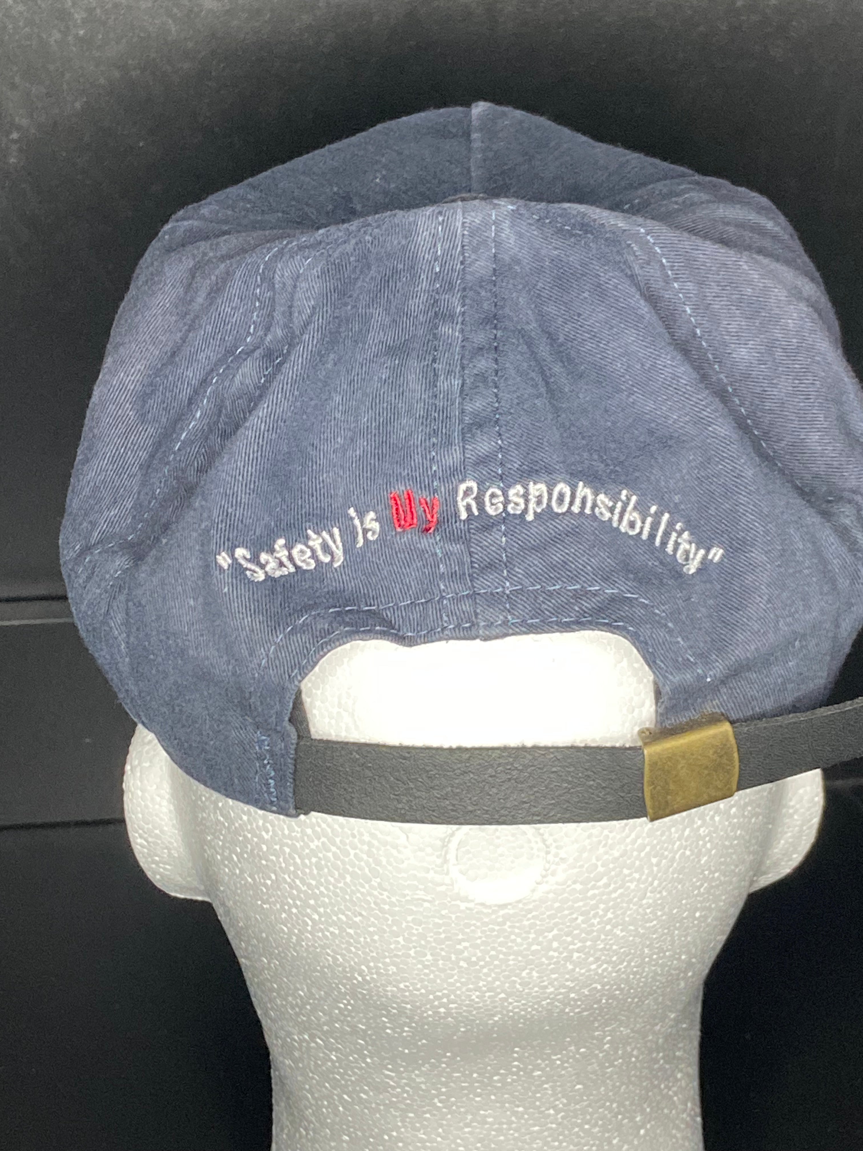 Vintage Union Pacific Hat Cap Snap Back Black Golf Rope Railroad Train USA