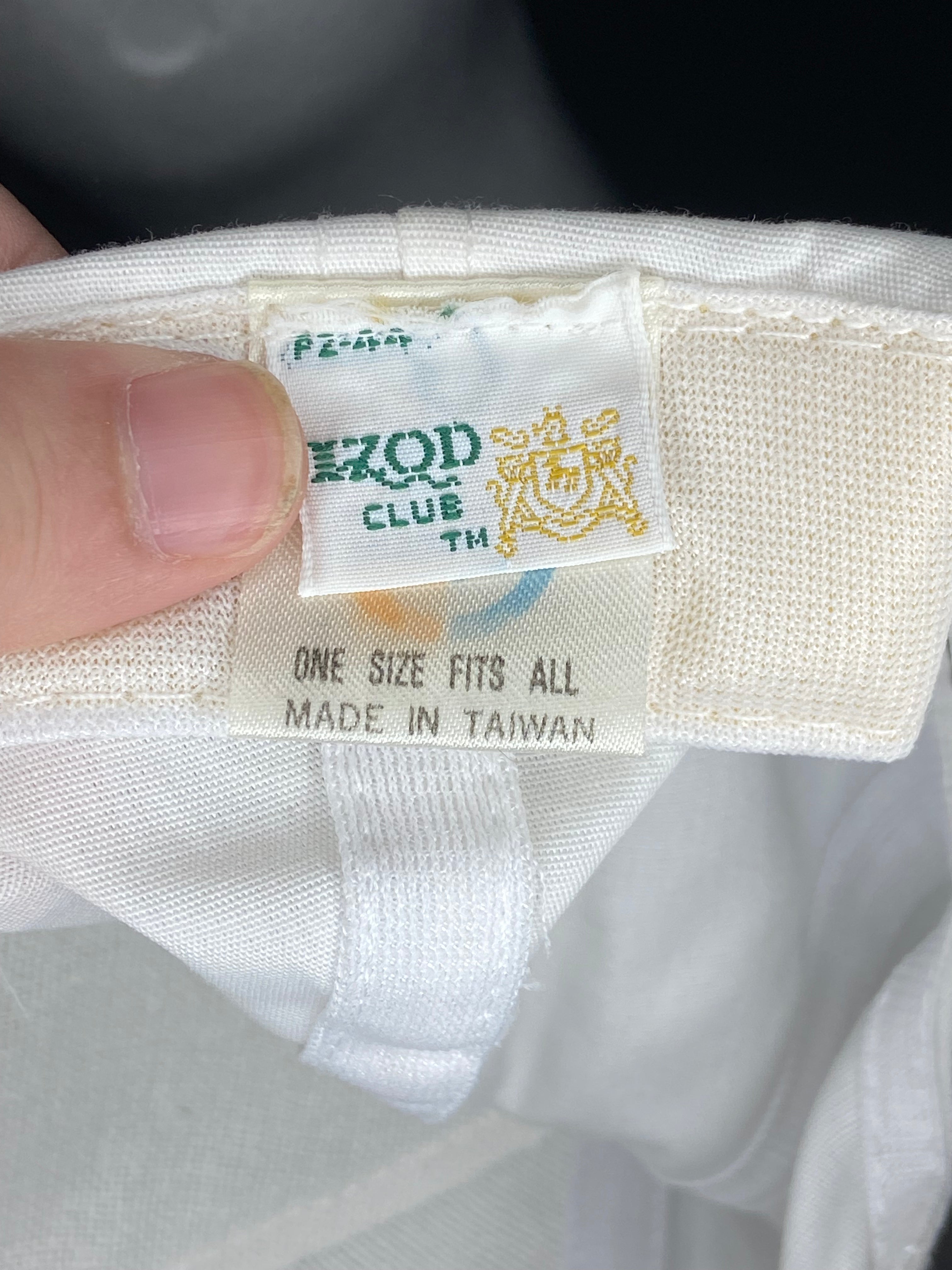 Vintage Alpine Lake Resort White Rope Snapback Hat Made in Taiwan Golf Cap