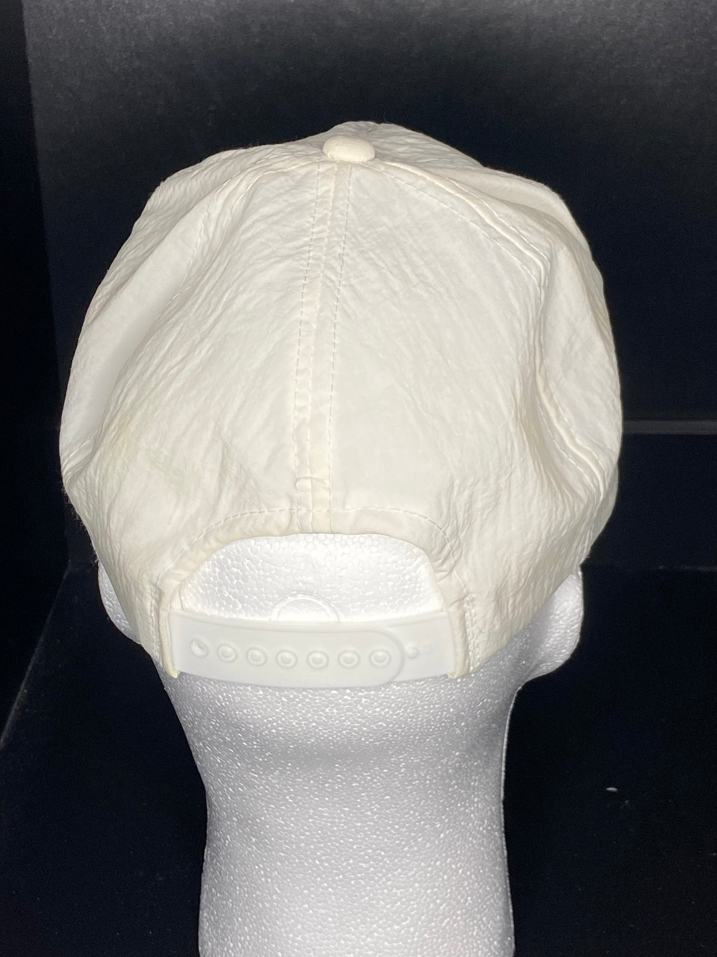 Vintage Charapp Dodge Ford Ram Promo Snapback Hat White Nylon Rope Design