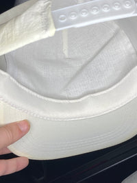 Vintage Charapp Dodge Ford Ram Promo Snapback Hat White Nylon Rope Design