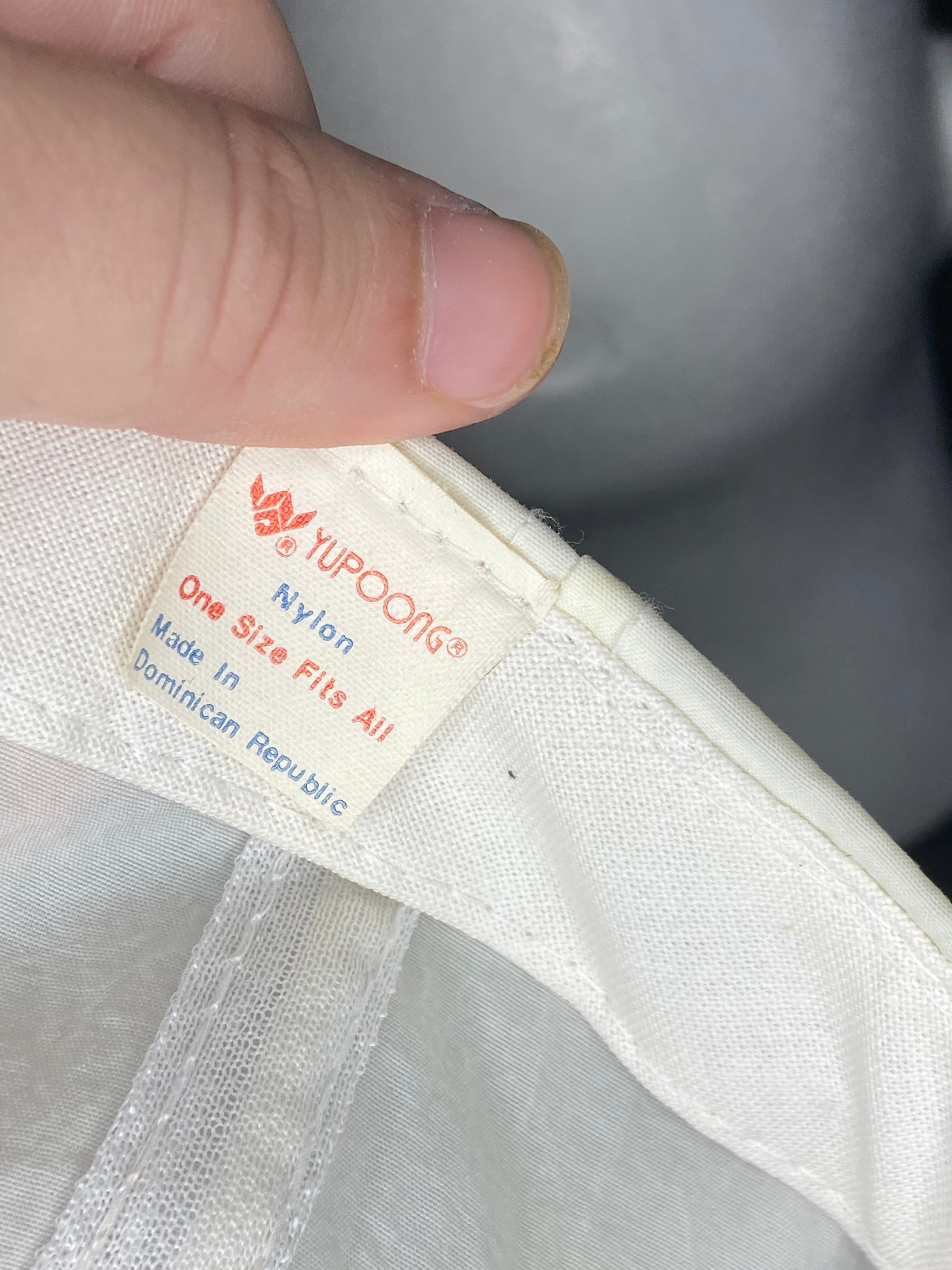 Vintage Charapp Dodge Ford Ram Promo Snapback Hat White Nylon Rope Design